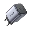 UGREEN Nexode GaN 45W Dual USB-C PD Charger - Space Gray