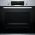 Bosch Serie | 6 HBG517CS1S - Ovn - innebygd - fordypning - bredde: 56 cm - dybde: 55 cm - høyde: 58.5 cm - med selvrens - Klasse A - rustfritt stål