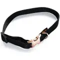 Heim Collar Locked Rosé, svart - 30-50 cm halsomkrets, B 18 mm