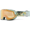 100% 100 % Snowcraft XL Hiper skibriller - fossil express/speilkobber