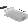 DeLOCK USB Type-A to SATA Converter with 3.5 Protection Cover - Grensesnittsadapter - SATA 6Gb/s - USB 3.0 - svart