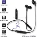 Qoltec - Ørepropper med mikrofon - i øret - Bluetooth - trådløs - svart