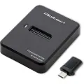 Qoltec - SSD-dokkestasjon - brønner: 1 - M.2 - M.2 Card (SATA) - USB 3.1 (Gen 1) - svart