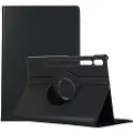 24hShop Etui med roterende stativ for Samsung Galaxy Tab S7 FE T730 - Svart
