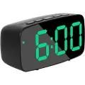 24hShop LED Vekkerklokke Arc med grønne tall - Svart