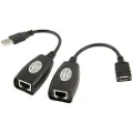 24hShop USB forlengelse 50m RJ45 Extender