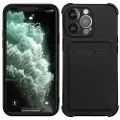 Mtp Products Card Armor Series iPhone 13 Mini Silikondeksel - Svart