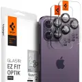 Spigen Glas.tR Ez Fit Optik Pro iPhone 14 Pro/14 Pro Max/15 Pro/15 Pro Max/16 Pro/16 Pro Max/17 Pro/17 Pro Max Kamera Linse Beskytter - Svart