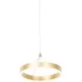 QAZQA Hengende lampe messing 30 cm inkl. LED 3-trinns dimmbar - Lyani