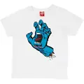 Santa Cruz Screaming Hand Kids T-skjorte hvit