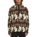 Volcom Error92 Mock Neck Half-Zip Fleecegenser brun
