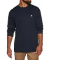 Carhartt WIP Chase Langermet T-skjorte blå