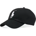Ralph Lauren unisex. 710673584015 Chino cap with visor Logo black (OSFA), Casual, Cotton