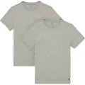 Ralph Lauren for man. 714835960003 Pack of 2 Classic Crew grey t-shirts (S), Homewear, Cotton, Short sleeve