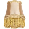 QAZQA Stoffskjerm gull 12 cm - Granny