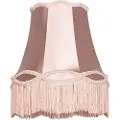 QAZQA Stoffskjerm rosa 30 cm - Granny