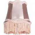 QAZQA Tekstilklemme skjerm rosa 12 cm - Granny