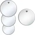 Remo Ambassador Clear Tom Pack - 10 12 14" Heads + 14 Hazy Snare Side