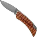 Case Knives Woodchuck Lines Brushed Stainless Steel Executive Lockback foldekniv