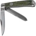 Rough Ryder Trapper Green Micarta pocket knife