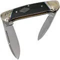 Rough Ryder Canoe Black Micarta pocket knife
