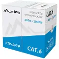 Lanberg Katt 6 Sftp Solid Cu Cpr Fluke Godkjent Rull Nettverkskabel 305 M
