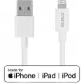 Deltaco - Lightning-kabel - USB hann til Lightning hann - 2 m - hvit