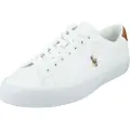 Ralph Lauren for man. 816877702001 Longwood leather trainers white (41), Flat, Laces, Casual