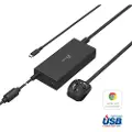 J5CREATE JUP2290C-FN 100 W PD USB-C-superlader - UK, Universell, Innendørs, 100-240 V, 50/60 Hz, 100 W, 5-20 V