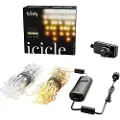 Twinkly Icicle - Stringlys - LED - klasse G - varmt hvitt til kjølig hvitt lys