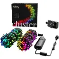 Twinkly Cluster 400 Multicolor RGB LED-er - 6 meter/400 lys