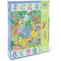 Djeco Giant Puzzle - 1 til 10 Jungle (54 deler) ( DJ07148 )