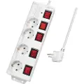 Logilink LPS252, 1,5 m, Innendørs, Type F, Type F (CEE 7/4), IP20, 1,5 mm²