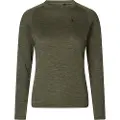 Seeland Active langermet T-skjorte Women Pine green M