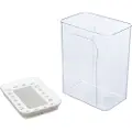Trixie 24669, Oppbevaringskrukke for mat til kjæledyr, Plast, Gjennomsiktig, Monokromatisk, Frittstående, 2,2 l
