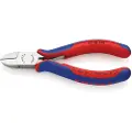 Knipex KP-7702130, Hånd kabelkutter, Blå, Rød, Plast, Stål, Blå, Rød, Rustfritt stål, 60 HRC, 1,8 cm
