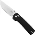 The James Brand The Kline - Black / Stainless / Micarta / Straight foldekniv