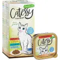 Catessy Mixpakke Catessy Skåler 8 x 100 g - Biter i saus Mix