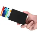 24hShop Kortholder kredittfutteral RFID-beskyttele Aluminium Pop-up - Gullfarget