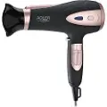 Adler AD 2248b ION hårføner - 2200W + diffuser, svart/rosa