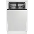 Beko DIS35020 - Oppvaskmaskin - innebygd - bredde: 44.8 cm - dybde: 55 cm - høyde: 81.8 cm