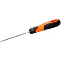 Bahco ERGO 1-230-08-2-2, Fil, Rund fil, 2. kutt, Plast, Sort, Oransje, Ergonomisk, Grep som ikke glir