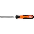 Bahco 1-100-06-3-2, Fil, Flate mapper, Glatt kutt, Metall, Kull stål, Plast