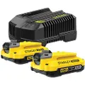 Stanley Sfmcb12d2 Starter Kit Batteri
