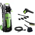 Lavor Predator 180 DIGIT, Rett opp, Elektrisk, Sort, Grønn, 510 l/t, 180 stang, 2500 W
