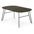 Kave Home Kave HomeSpisebord Milian, 100 x 170 (320) cmSvartSpisebordFra Homeroom