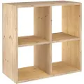 Astigarraga 2x2 Dynamisk Modulhylle I Heltre Furu