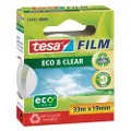 TESA Tesafilm Eco & Clear - Kontortape - 19 mm x 33 m - transparent