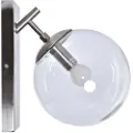 Home Decor Crystal Metal 20x25x27 Cm Vegglampe
