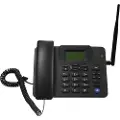Doro 4100H - 4G stasjonær mobiltelefon / Internminne 80 MB - 128 x 64 piksler - svart